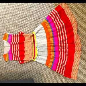 Calvin Klein Colorful Dress with Belt